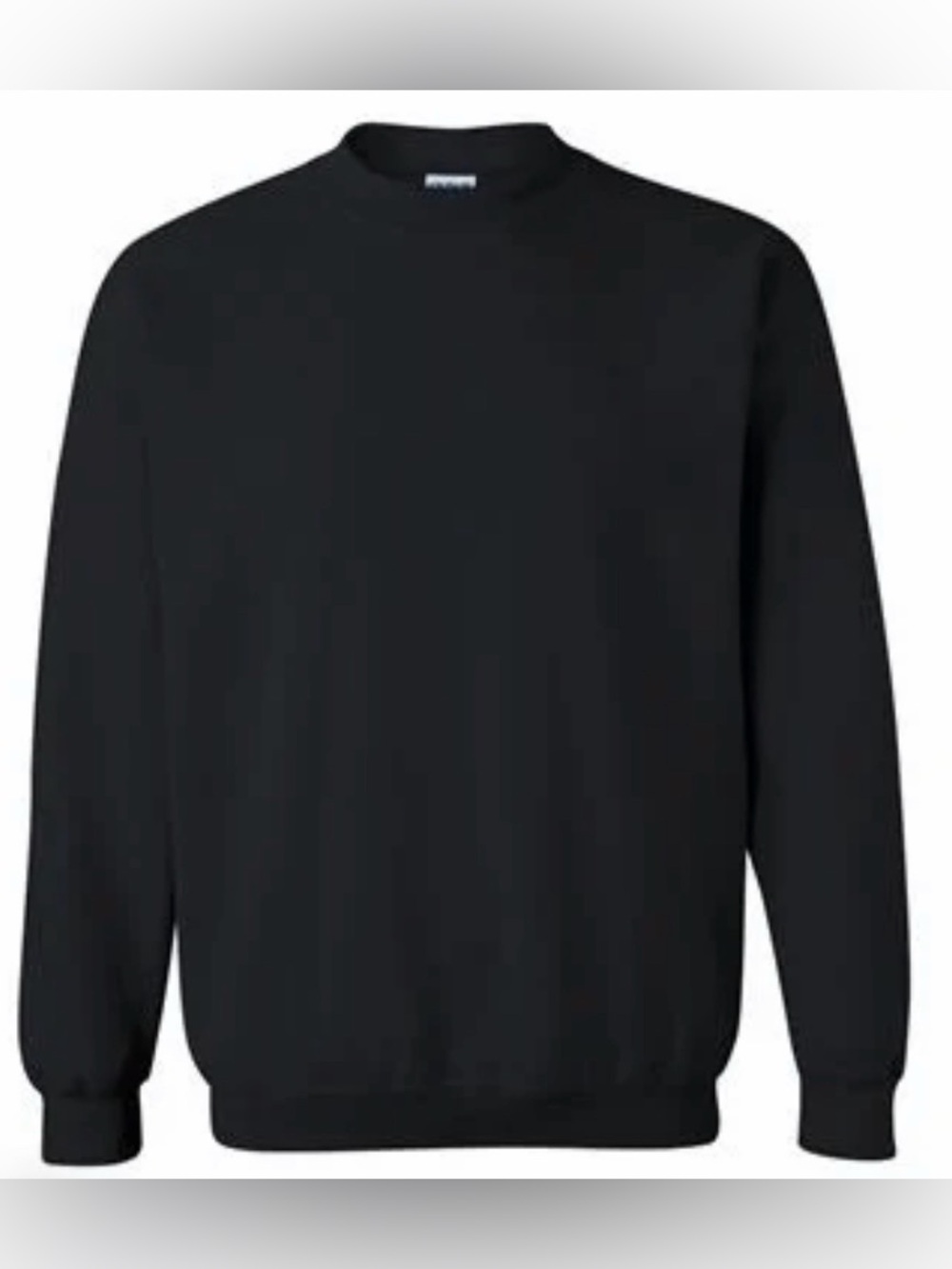 Gildan crewneck sweatshirt in black size medium NWOT